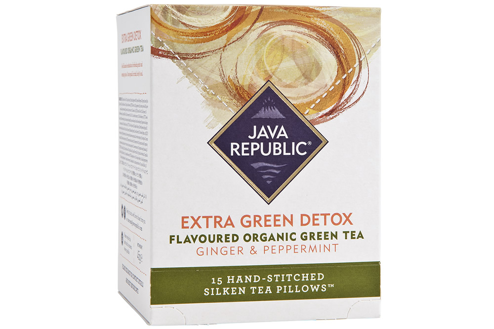 Extra Green Detox Tea Flavoured Organic Green Tea