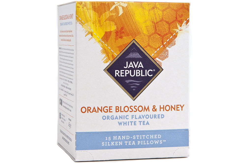Orange Blossom and Honey Organic Flavoured White Tea