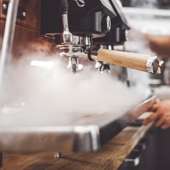 barista machine with steam