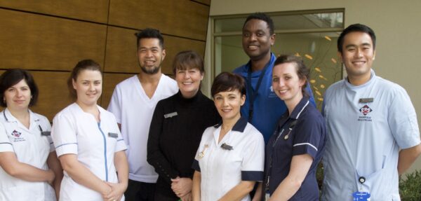 Group of nurses and doctors