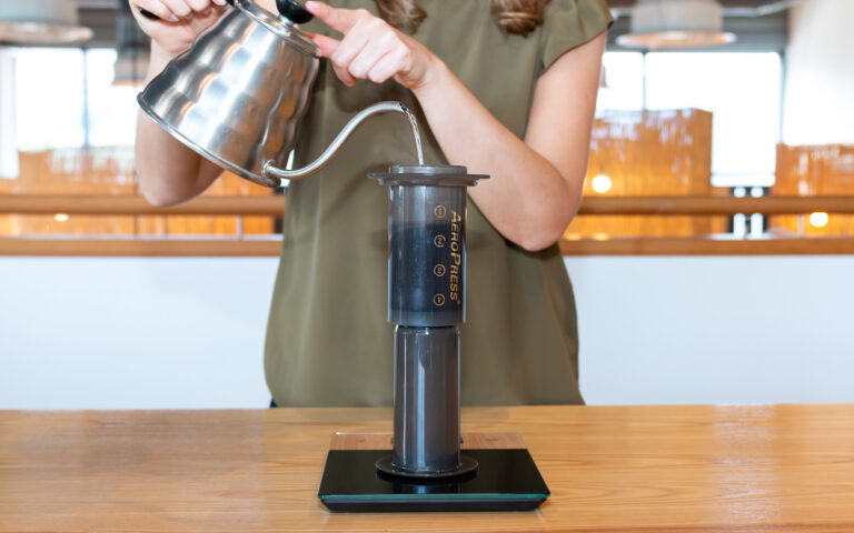 How to brew the perfect cup of coffee using an Aeropress