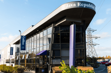 Java Republic Roastery and Cafe building in Dublin 15