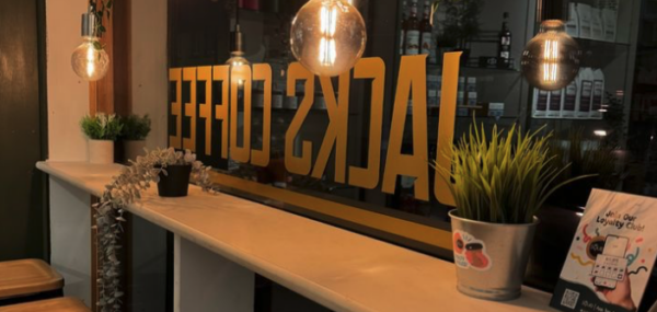 Jacks Coffee Cafe Set up