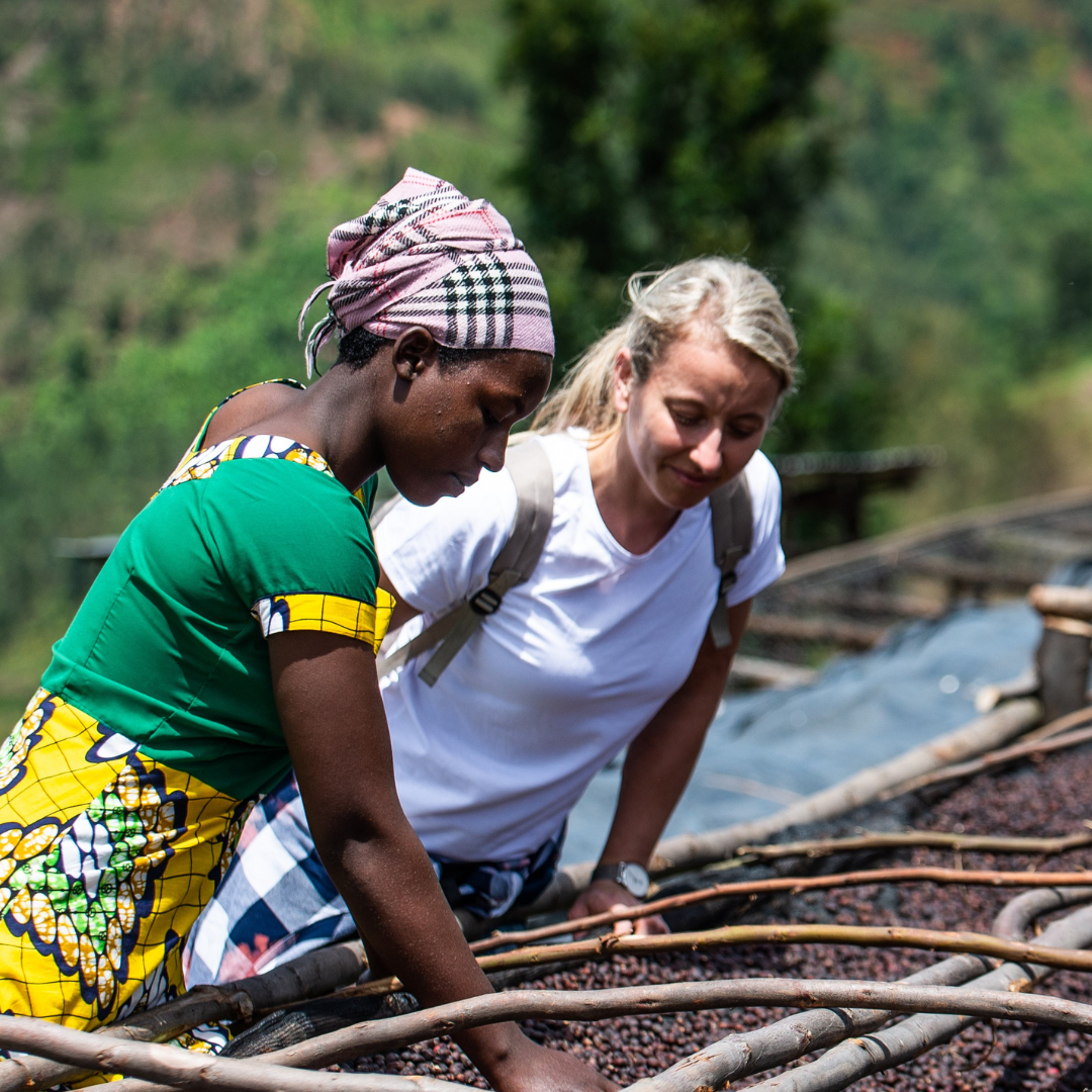 Jolanta on an origin trip in Africa